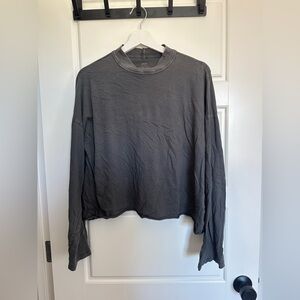 Aerie Charcoal Gray Women's Long Sleeve